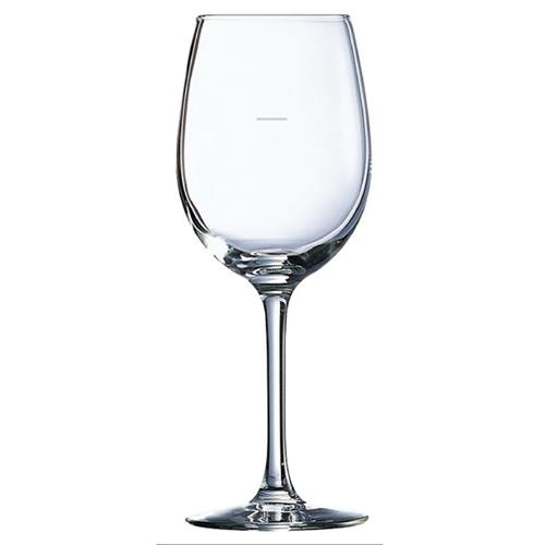 [H9656] Arcoroc Breeze Wine Glass 350ml W/Pour-Guide @150ml -  Tempered